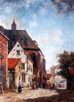 unknow artist European city landscape, street landsacpe, construction, frontstore, building and architecture. 178 china oil painting image